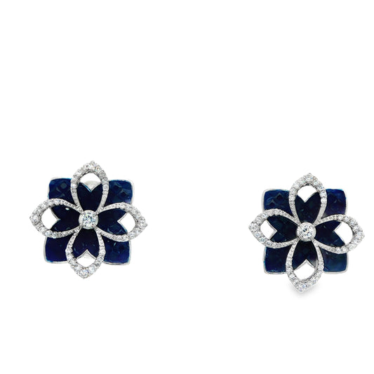 Midnight Bloom Studs