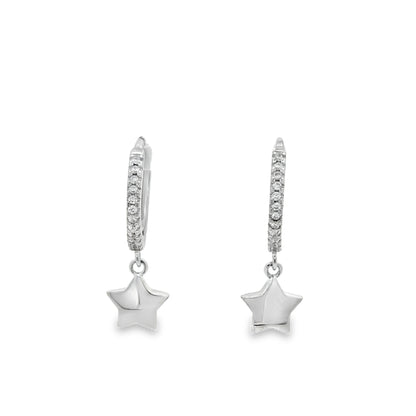 Starlight Charm Hoops