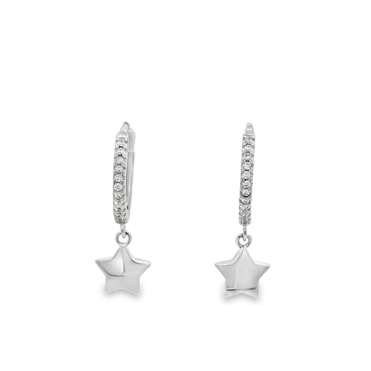 Starlight Charm Hoops