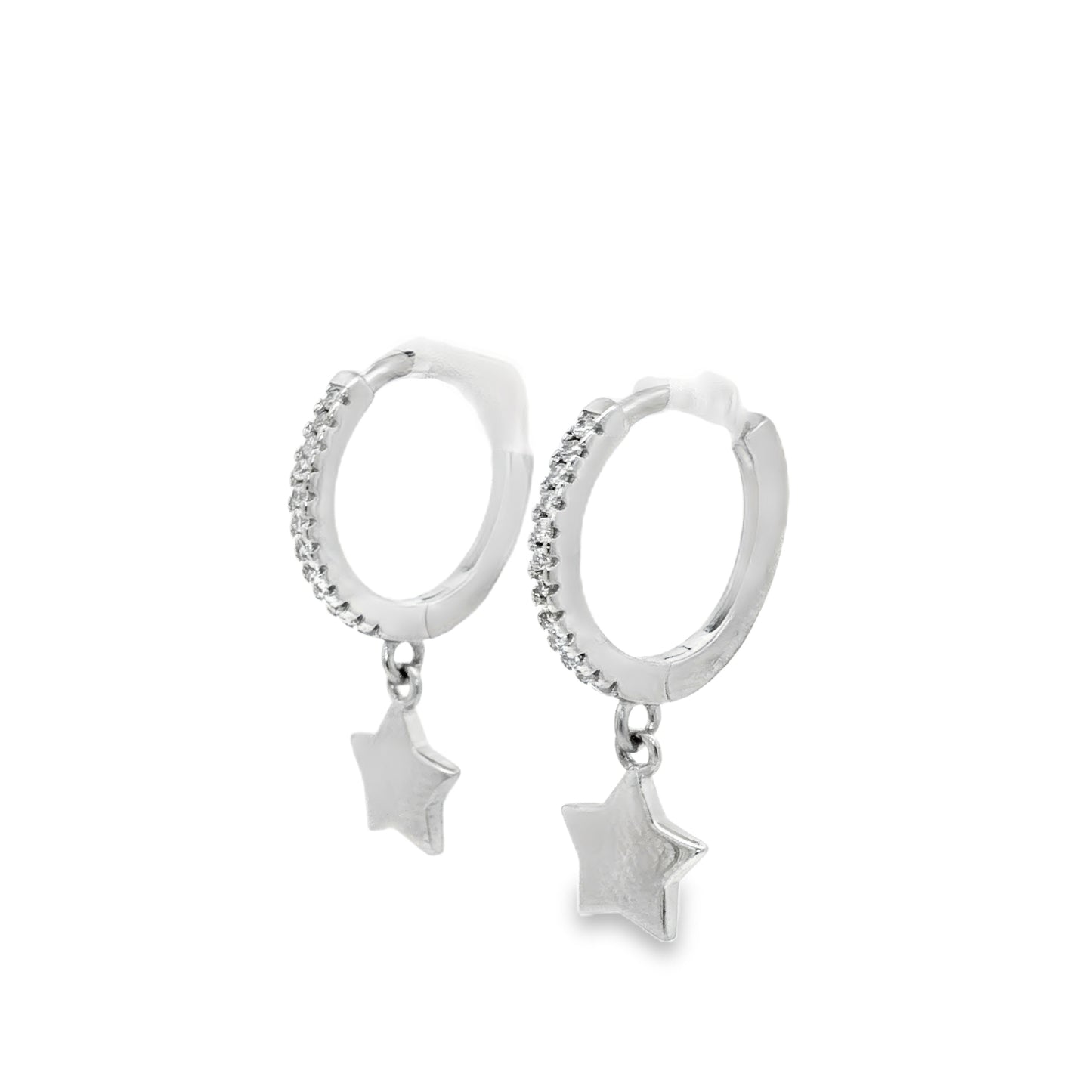 Starlight Charm Hoops