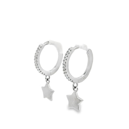 Starlight Charm Hoops