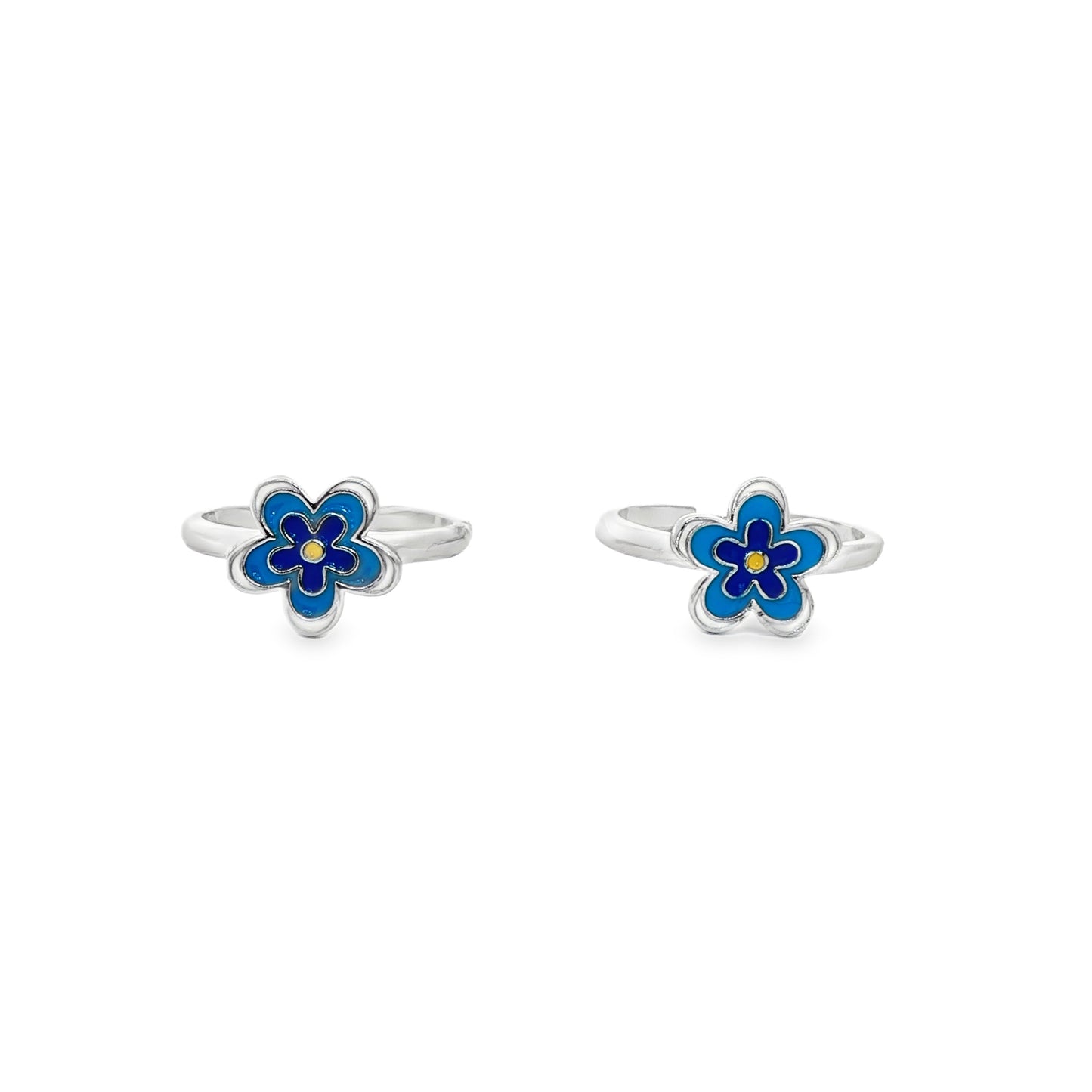 Azure Bloom Toe Ring