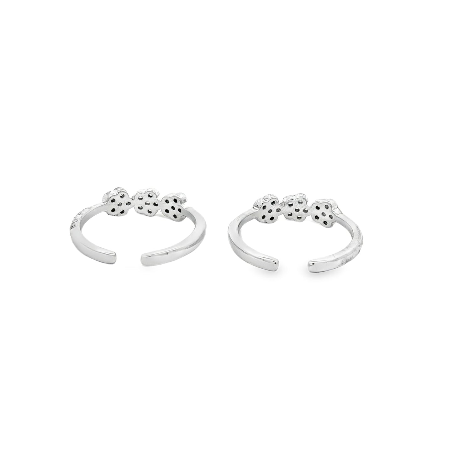 Trio Bloom Spark Toe Rings