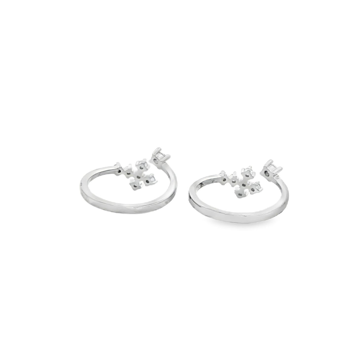Floral Spark Wrap Toe Ring