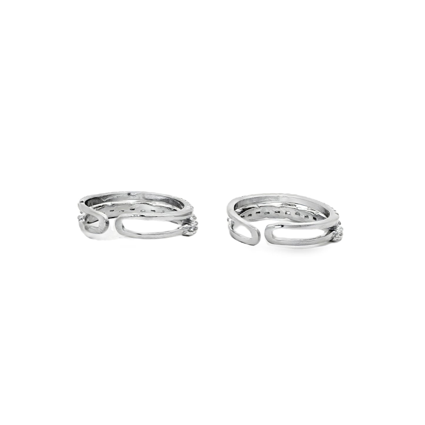 Celeste Dual Spark Toe Ring