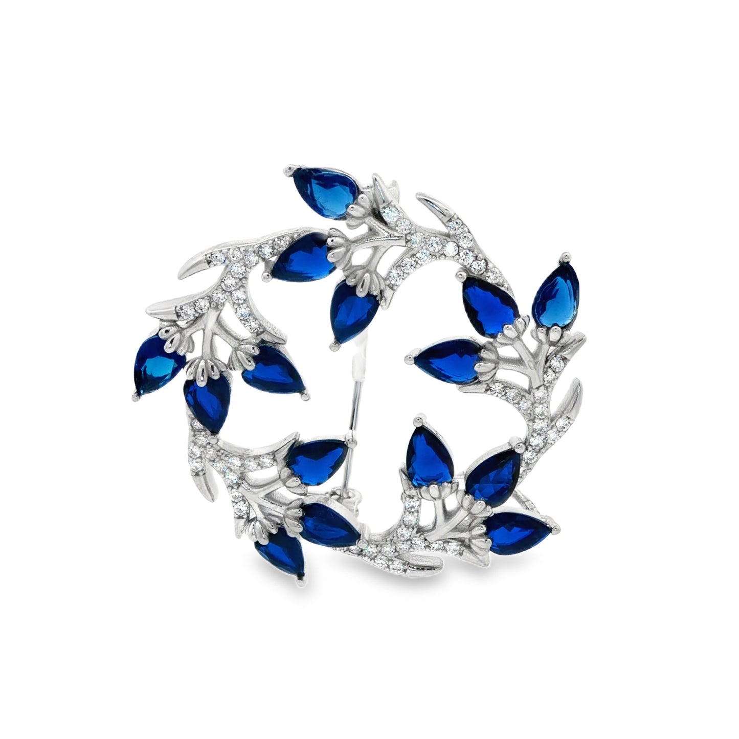 Azure Blossom Royale Brooch