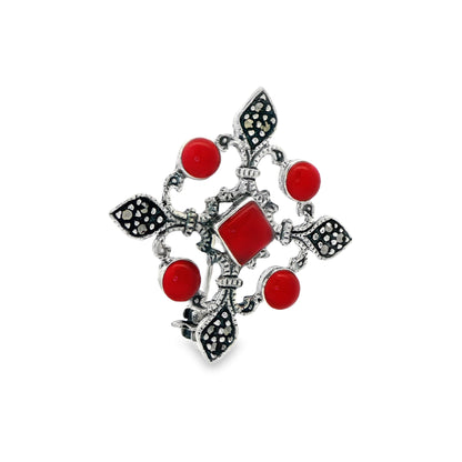 Crimson Royale Heritage Brooch