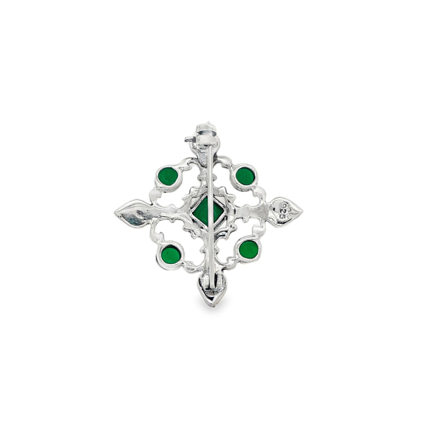 Emerald Noir Heritage Brooch