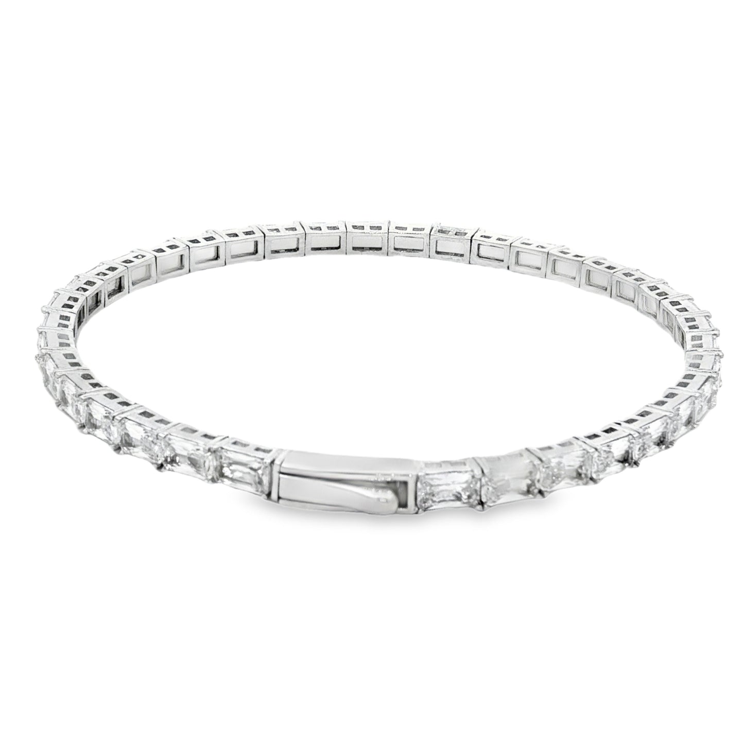 Radiant Edge Diamond Bracelet