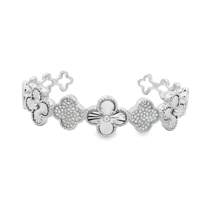 Floral Radiance Diamond Bracelet