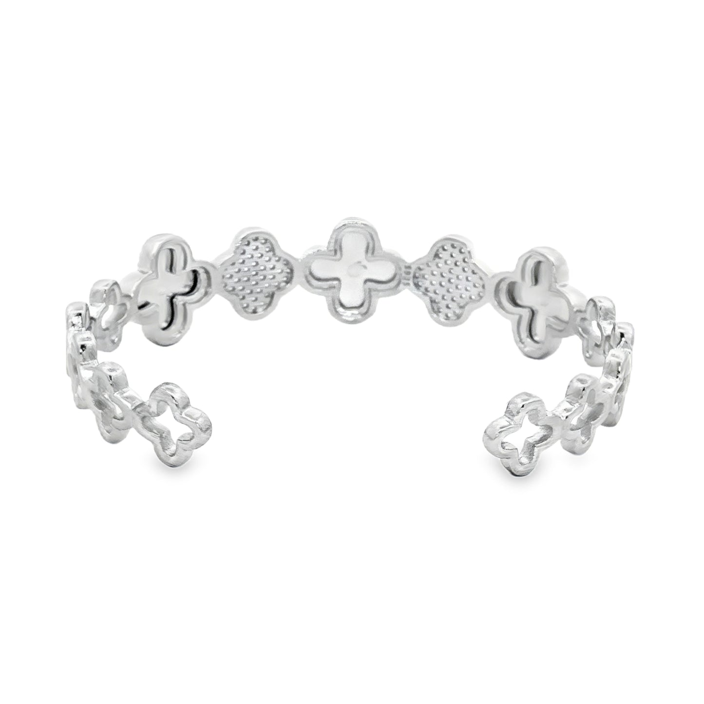 Floral Radiance Diamond Bracelet