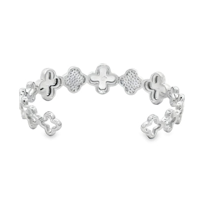 Floral Radiance Diamond Bracelet