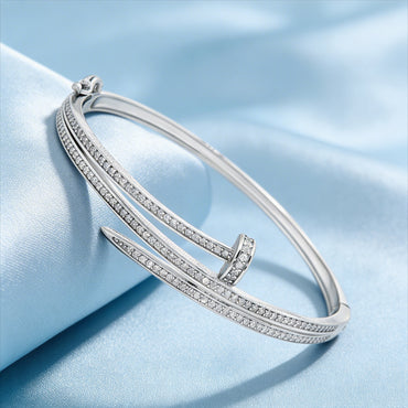 Eterna Spark Diamond Cuff Bracelet