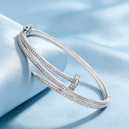 Eterna Spark Diamond Cuff Bracelet