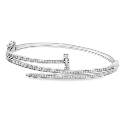 Eterna Spark Diamond Cuff Bracelet