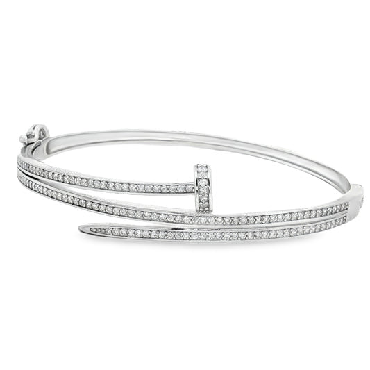 Eterna Spark Diamond Cuff Bracelet