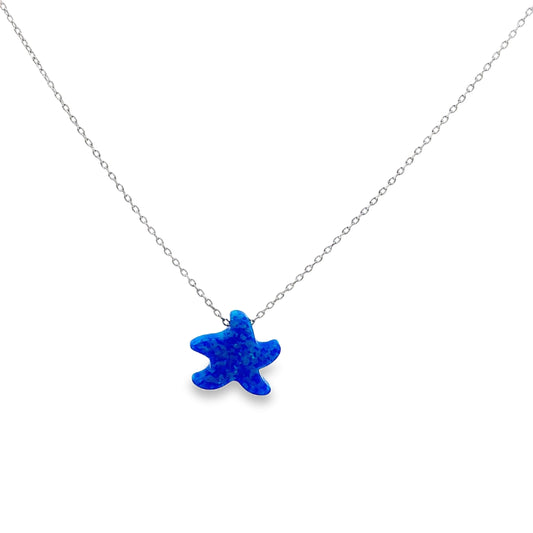 Ocean Starfish Charm Necklace Set