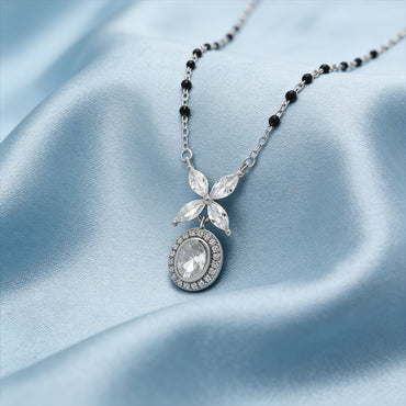 Midnight Bloom Mangalsutra Pendant
