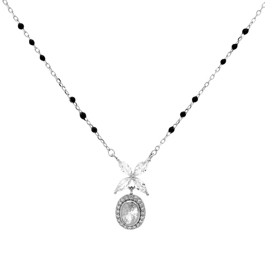 Midnight Bloom Mangalsutra Pendant