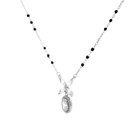 Midnight Bloom Mangalsutra Pendant