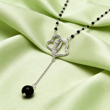 Eternal Twin Hearts Mangalsutra Pendant