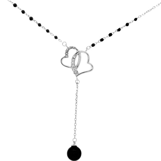 Eternal Twin Hearts Mangalsutra Pendant