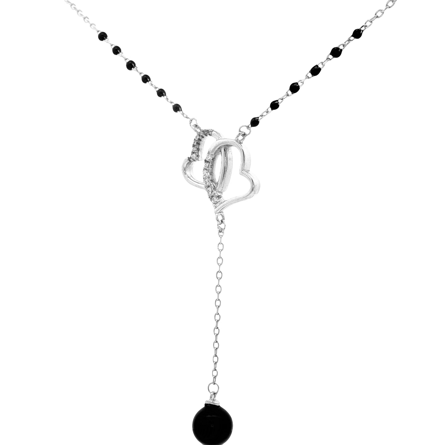 Eternal Twin Hearts Mangalsutra Pendant