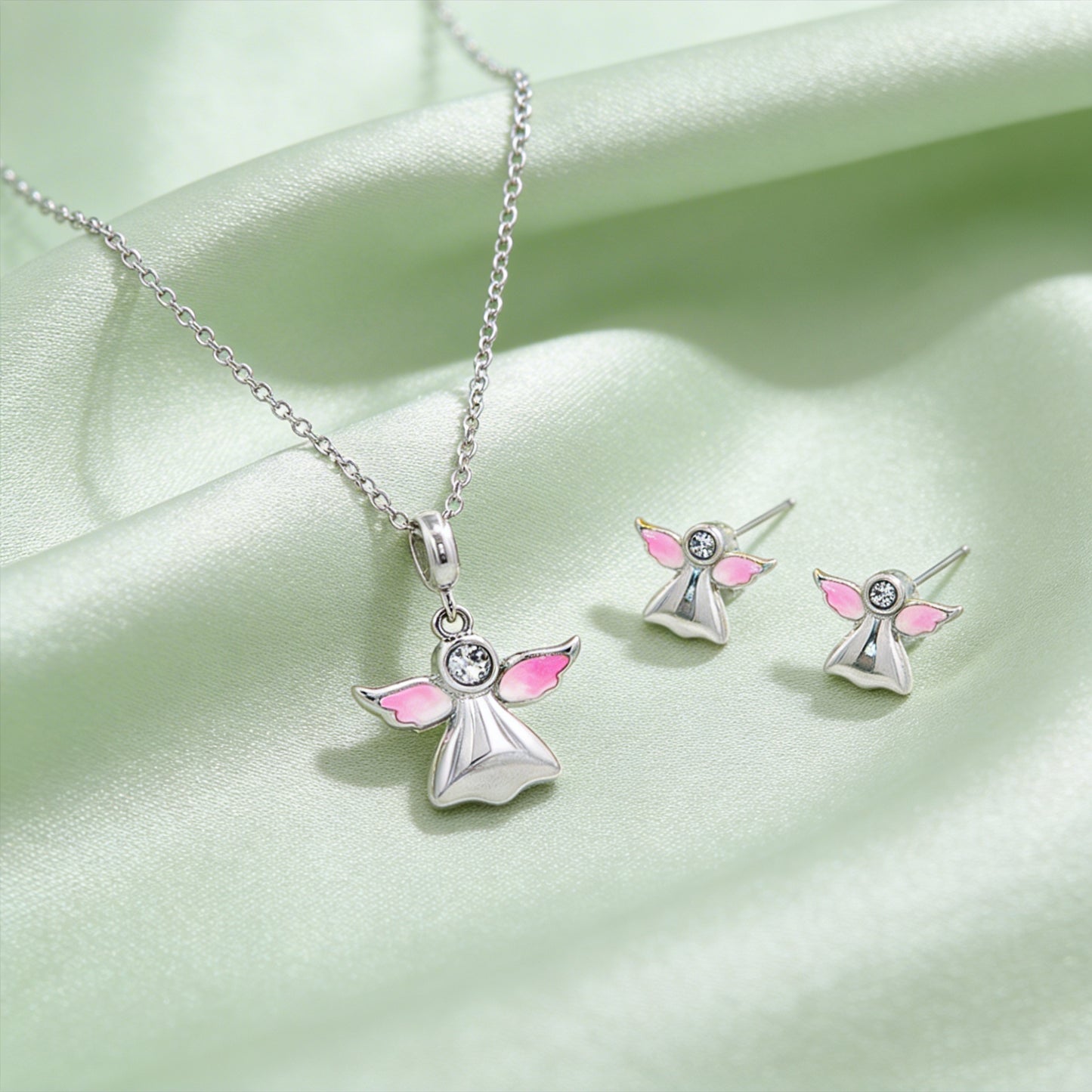 Angel Whisper Pendant Set