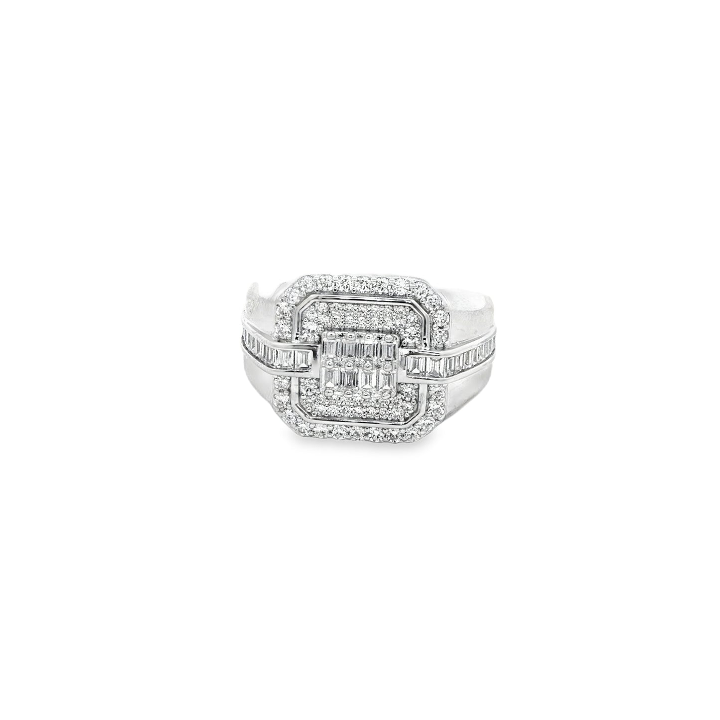 Imperial Baguette Diamond Statement Ring