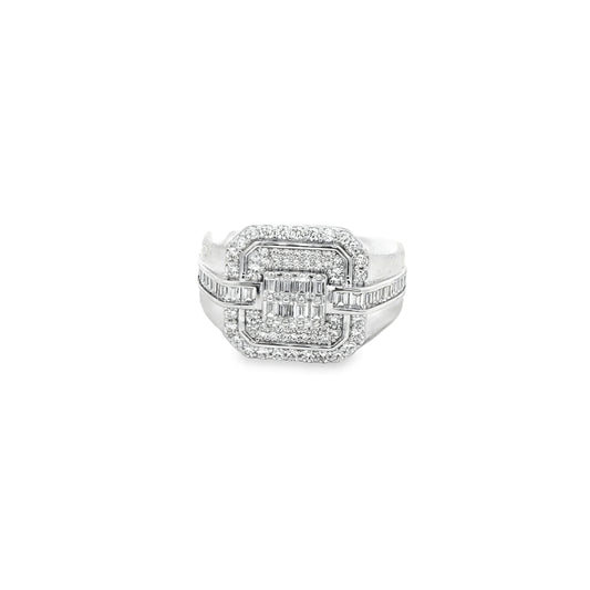 Imperial Baguette Diamond Statement Ring