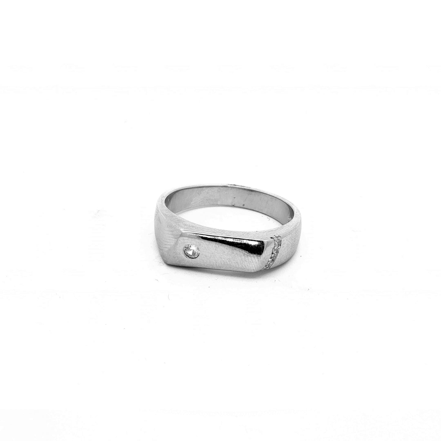 Urban Edge Diamond Accent Ring