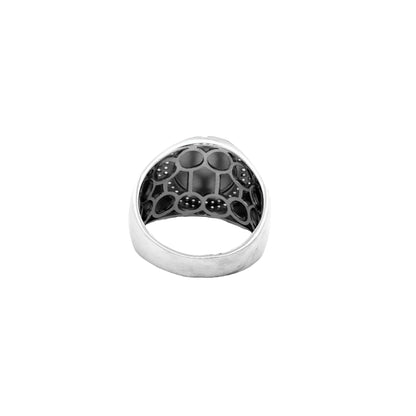 Midnight Halo Statement Ring