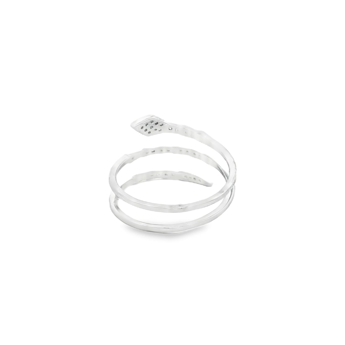 Serpentina Diamond Wrap Ring