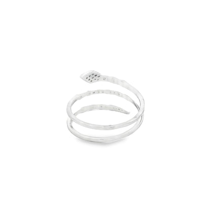 Serpentina Diamond Wrap Ring