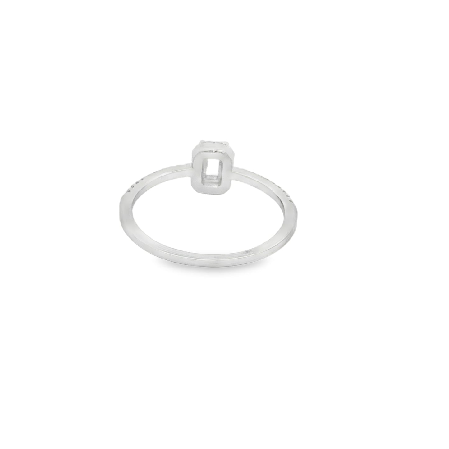 Elegant Emerald-Cut Diamond Ring