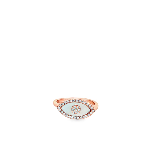 Celestial Evil Eye Halo Ring