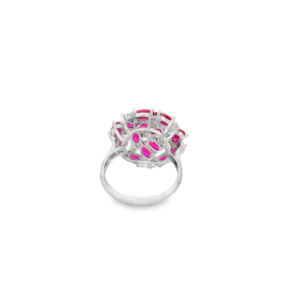 Ruby Cluster Luxe Ring