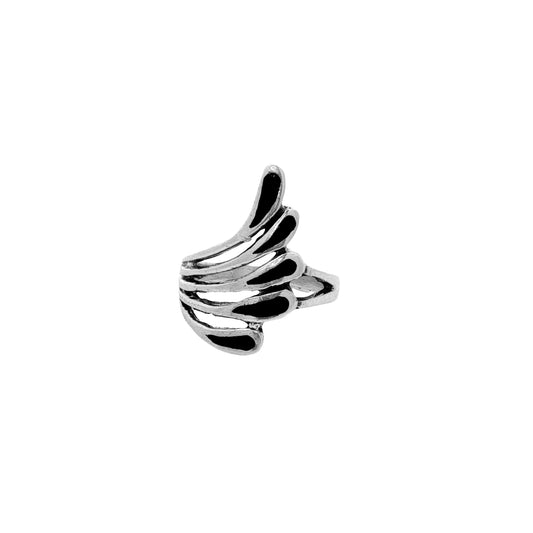 Silver Wave Sculpt Ring