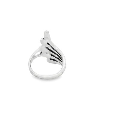 Silver Wave Sculpt Ring