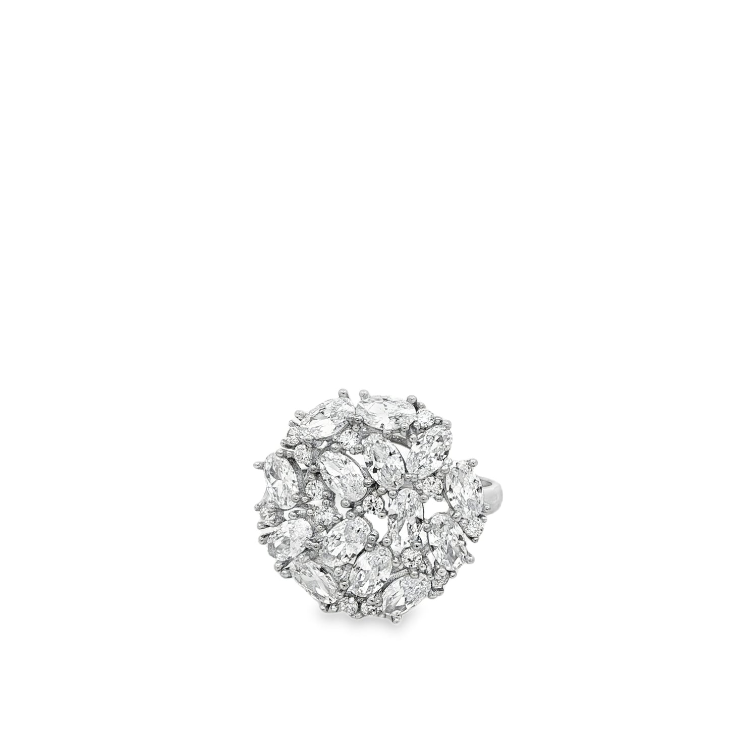 Celestial Diamond Cluster Ring