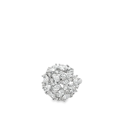 Celestial Diamond Cluster Ring