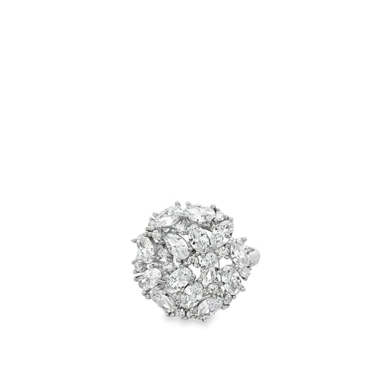 Celestial Diamond Cluster Ring