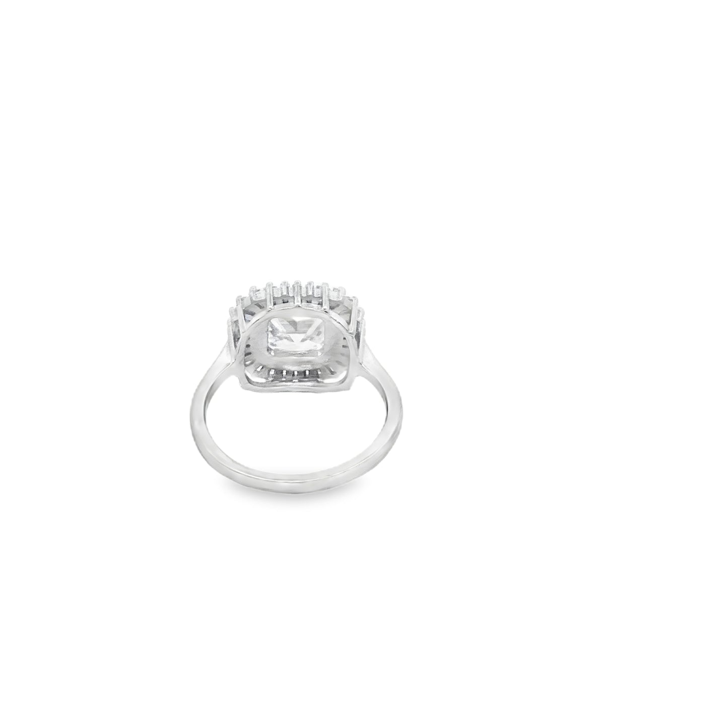 Radiant Crown Halo Ring