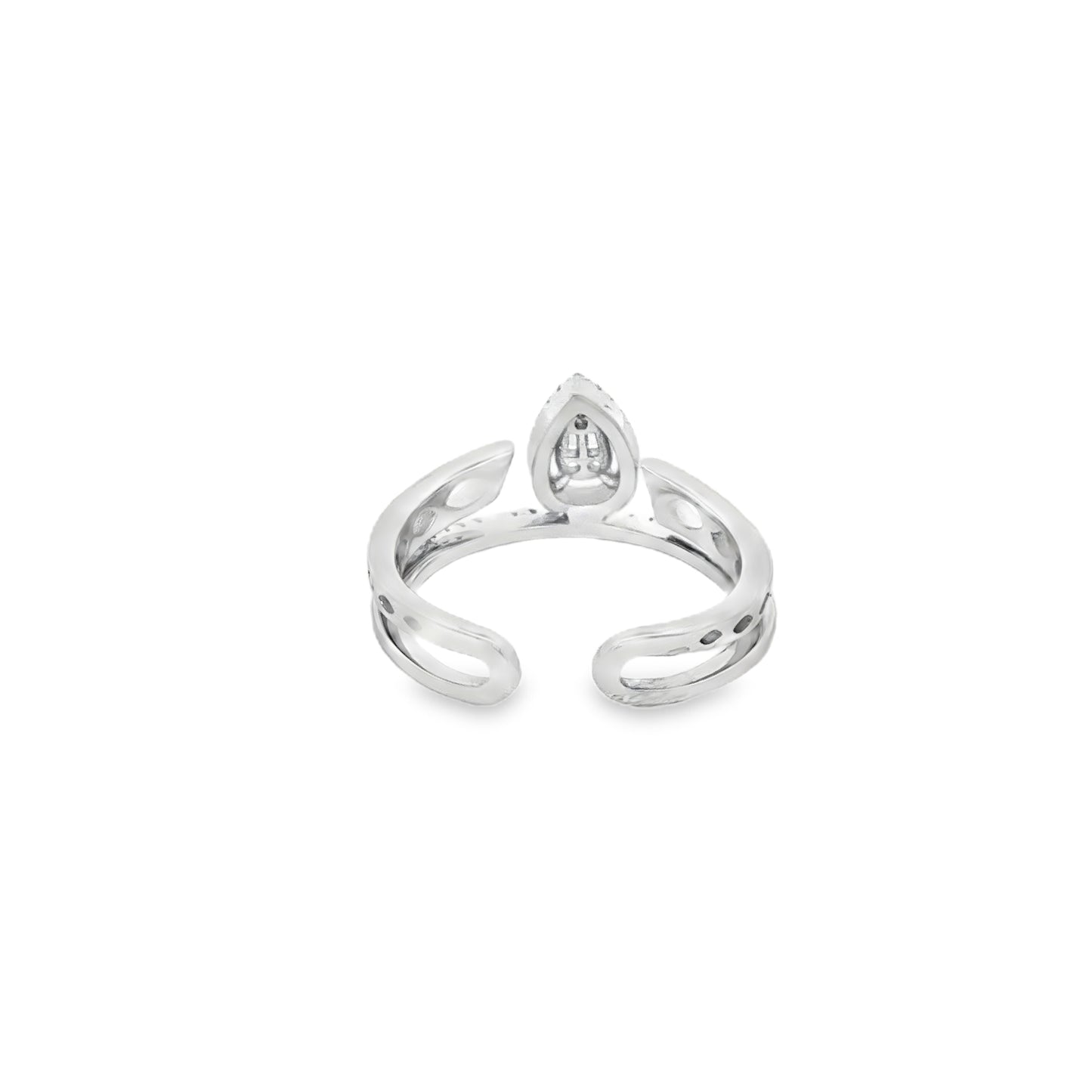 Royal Teardrop Open Ring