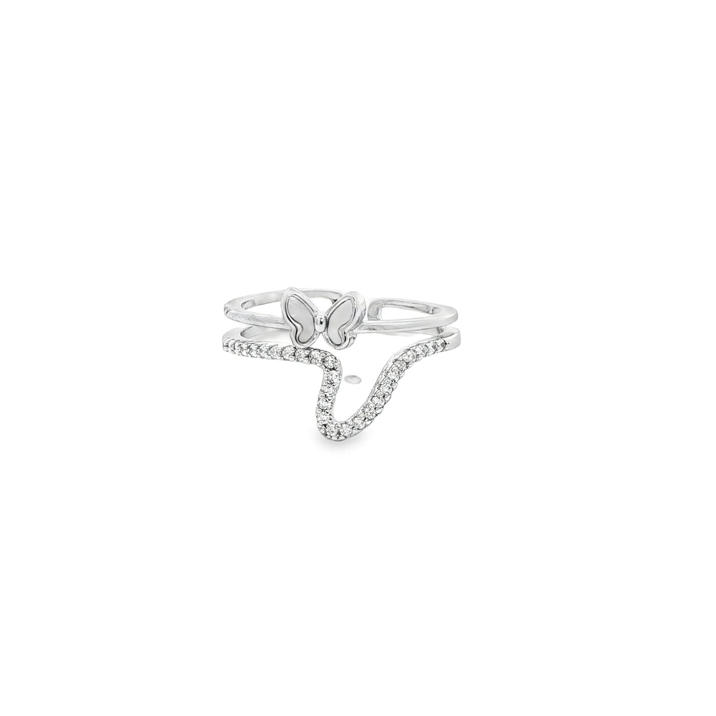 Flutter Grace Dual Band Ring