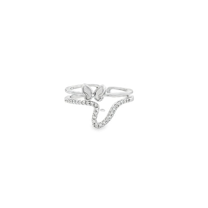 Flutter Grace Dual Band Ring