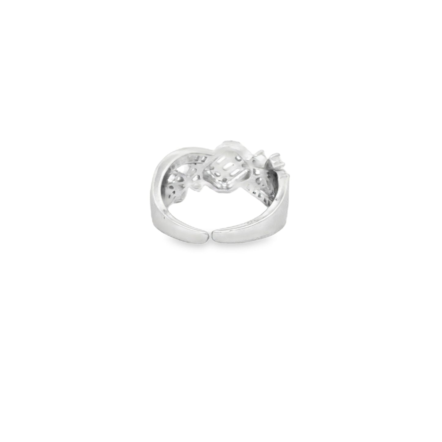 Trinity Bloom Diamond Ring