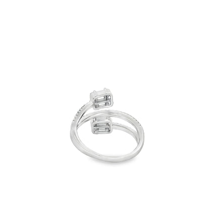 Twin Spark Wrap Diamond Ring
