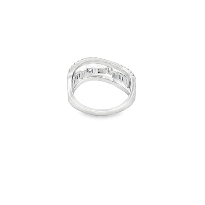 Ethereal Wave Diamond Band
