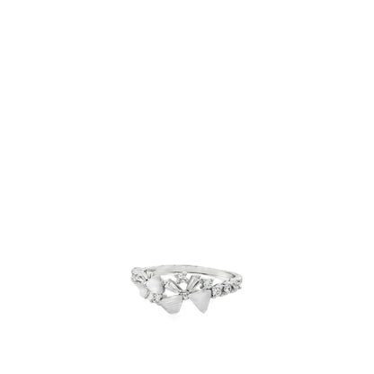 Frosted Petal Spark Ring